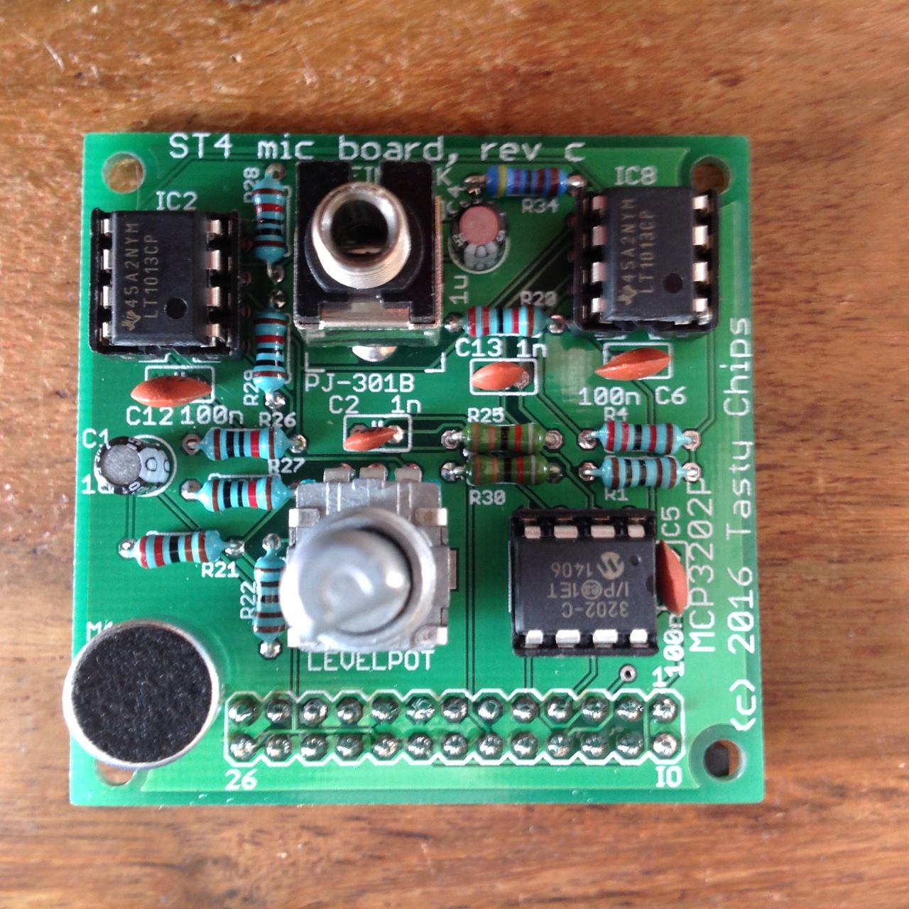 Mic board - fully populated