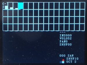 The tracker screen