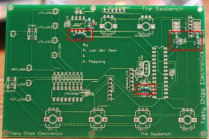 10k resistors on the digital board