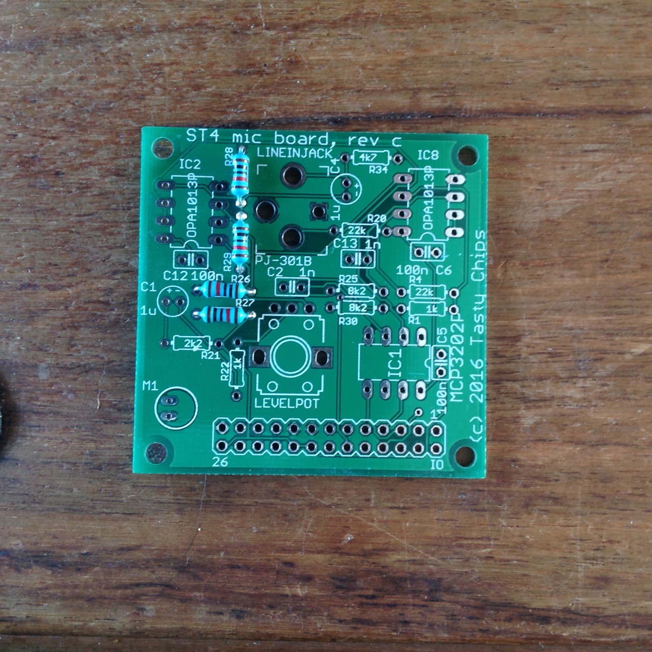 ST4 DIY Mic board Tasty Chips Electronics