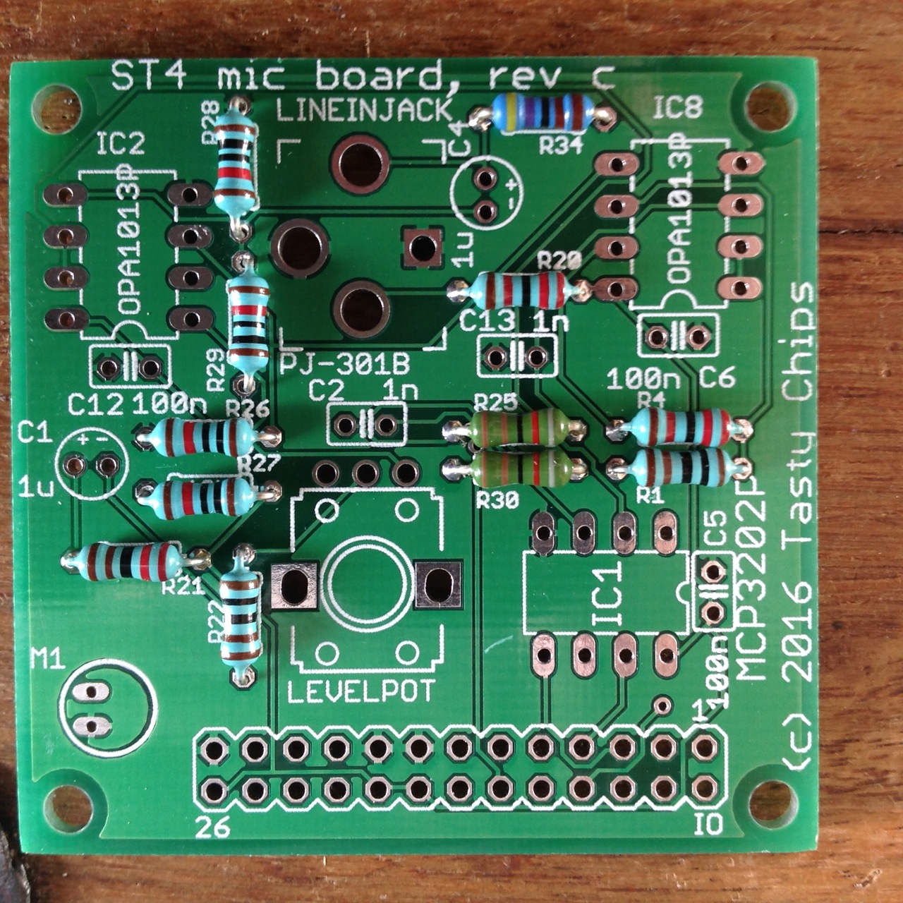 ST4 DIY – Mic board – Tasty Chips Electronics