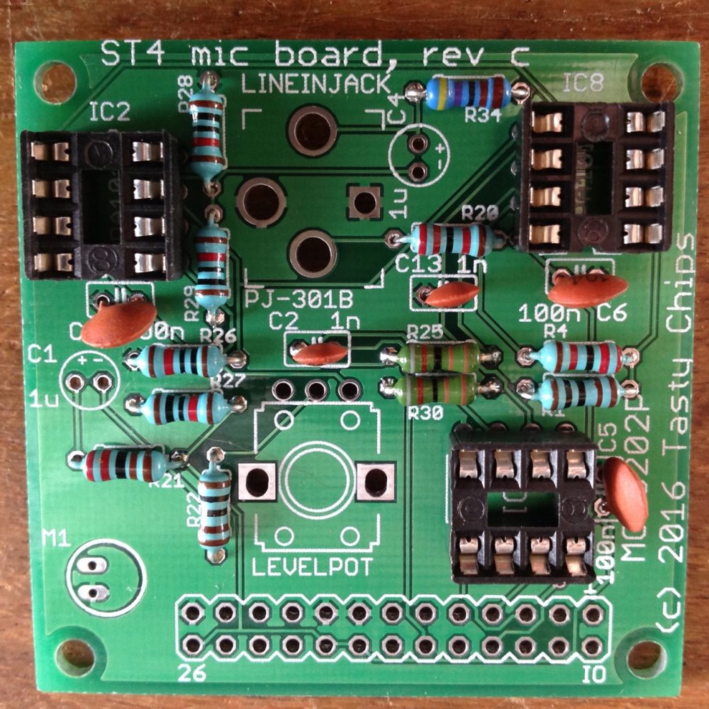 ST4 DIY Mic board Tasty Chips Electronics