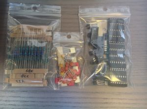 VCF kit (bag G) separate items.