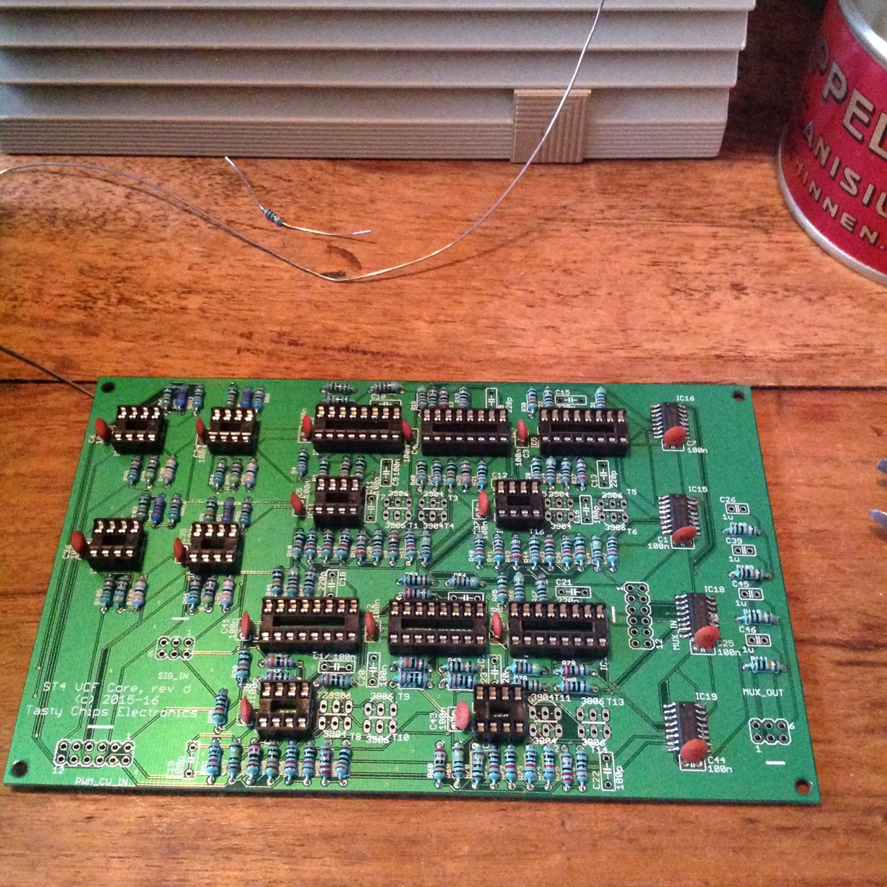 ST4 DIY VCF board Tasty Chips Electronics