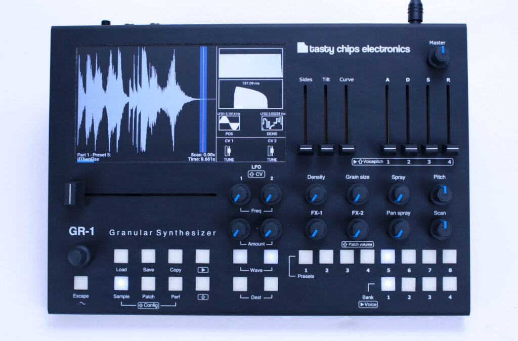 GR-1 Granular synthesizer (Black Edition)