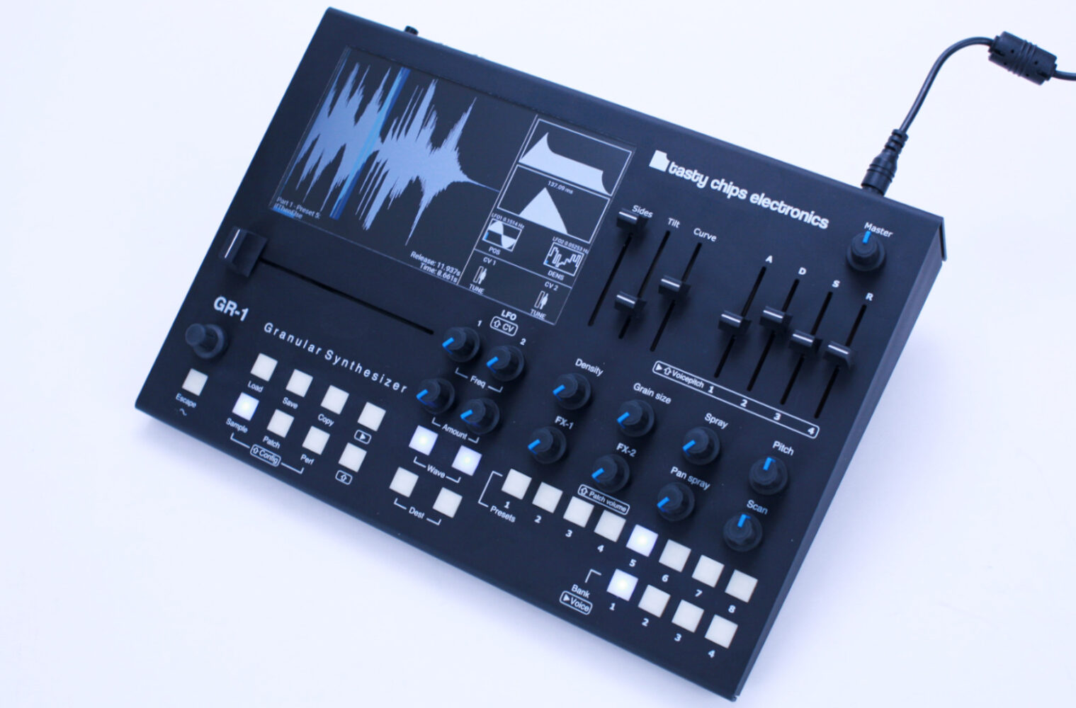 GR1 Granular synthesizer (Black Edition) Tasty Chips Electronics